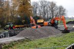 Amsterdam Ouderkerk aan de Amstel 29 november 2019
De staart van de bouw van het huis van Sven Kramer en Naomi v As is begonnen.