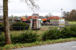 Amsterdam Ouderkerk aan de Amstel 29 november 2019
De staart van de bouw van het huis van Sven Kramer en Naomi v As is begonnen.