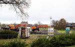 Amsterdam Ouderkerk aan de Amstel 29 november 2019
De staart van de bouw van het huis van Sven Kramer en Naomi v As is begonnen.