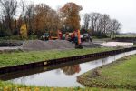 Amsterdam Ouderkerk aan de Amstel 29 november 2019
De staart van de bouw van het huis van Sven Kramer en Naomi v As is begonnen.