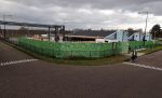 Amsterdam 20 november 2020
Aanbouw nieuwe Big Brother huis op de parkeerplaats bij endemol naast de Amsterdam Arena.