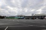 Amsterdam 20 november 2020
Aanbouw nieuwe Big Brother huis op de parkeerplaats bij endemol naast de Amsterdam Arena.
