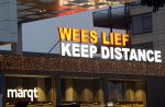 Amsterdam 30 november 2020
Wees lief Keep distance bij gelderlandplein