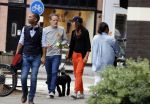 Amsterdam 22 juli 2020
Iris Hond met een kennis en haar hond in Amsterdam zuid.