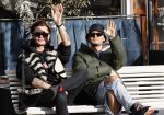 Amsterdam 23 november 2020
Koen Kardashian met een kennis op een bankje in de zon
