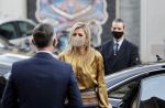 Amsterdam 23 november 2020
Koningin Maxima ( met mondkapje) komt aan bij de uitreiking van de prins Bernhard cultuurprijs