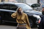 Amsterdam 23 november 2020
Koningin Maxima ( met mondkapje) komt aan bij de uitreiking van de prins Bernhard cultuurprijs