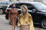 Amsterdam 23 november 2020
Koningin Maxima ( met mondkapje) komt aan bij de uitreiking van de prins Bernhard cultuurprijs