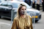 Amsterdam 23 november 2020
Koningin Maxima ( met mondkapje) komt aan bij de uitreiking van de prins Bernhard cultuurprijs