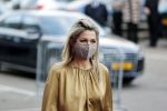 Amsterdam 23 november 2020
Koningin Maxima ( met mondkapje) komt aan bij de uitreiking van de prins Bernhard cultuurprijs