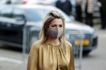 Amsterdam 23 november 2020
Koningin Maxima ( met mondkapje) komt aan bij de uitreiking van de prins Bernhard cultuurprijs