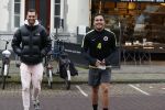 Amsterdam 13 november 2020
Quincy Kluivert en Ruben Roedema in amsterdam zuid