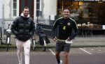 Amsterdam 13 november 2020
Quincy Kluivert en Ruben Roedema in amsterdam zuid