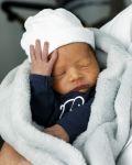 Scheveningen 20 november 2020
Samantha de Jong met haar vriend Gerrit en hun baby Djamino in hun huis .  dochter Gerrit