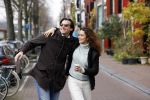 Amsterdam 29 november 2020
Thiery Baudert en zijn vriendin Davide op straat in Amsterdam.