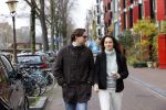 Amsterdam 29 november 2020
Thiery Baudert en zijn vriendin Davide op straat in Amsterdam.