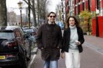 Amsterdam 29 november 2020
Thiery Baudert en zijn vriendin Davide op straat in Amsterdam.