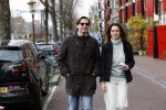 Amsterdam 29 november 2020
Thiery Baudert en zijn vriendin Davide op straat in Amsterdam.