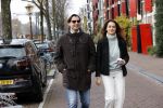 Amsterdam 29 november 2020
Thiery Baudert en zijn vriendin Davide op straat in Amsterdam.