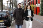 Amsterdam 29 november 2020
Thiery Baudert en zijn vriendin Davide op straat in Amsterdam.