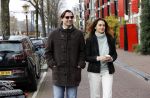 Amsterdam 29 november 2020
Thiery Baudert en zijn vriendin Davide op straat in Amsterdam.