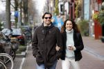 Amsterdam 29 november 2020
Thiery Baudert en zijn vriendin Davide op straat in Amsterdam.