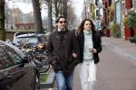 Amsterdam 29 november 2020
Thiery Baudert en zijn vriendin Davide op straat in Amsterdam.