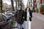 Amsterdam 29 november 2020
Thiery Baudert en zijn vriendin Davide op straat in Amsterdam.