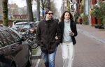 Amsterdam 29 november 2020
Thiery Baudert en zijn vriendin Davide op straat in Amsterdam.