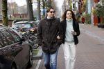 Amsterdam 29 november 2020
Thiery Baudert en zijn vriendin Davide op straat in Amsterdam.