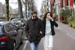 Amsterdam 29 november 2020
Thiery Baudert en zijn vriendin Davide op straat in Amsterdam.