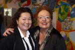 Almere 21 november 2021
Premiere van musical the Titanic in schouwburg Almere. Astrid Nijgh met partner