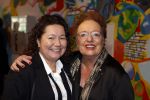 Almere 21 november 2021
Premiere van musical the Titanic in schouwburg Almere. Astrid Nijgh met partner