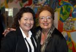 Almere 21 november 2021
Premiere van musical the Titanic in schouwburg Almere. Astrid Nijgh met partner