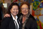 Almere 21 november 2021
Premiere van musical the Titanic in schouwburg Almere. Astrid Nijgh met partner