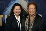 Almere 21 november 2021
Premiere van musical the Titanic in schouwburg Almere. Astrid Nijgh met partner