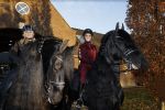 Lunteren 22 november 2021
Presentatie paarden calendar waarvan opbrengst naar het KWF gaat . Bridget Maasland en Samantha Steenwijk krijgen het eerste exemplaar . Ze kopen per paard aanrijden
