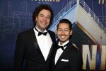 Almere 21 november 2021
Premiere van musical the Titanic in schouwburg Almere. Diederick Ensink met vriend