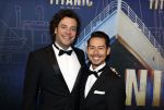 Almere 21 november 2021
Premiere van musical the Titanic in schouwburg Almere. Diederick Ensink met vriend