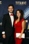 Almere 21 november 2021
Premiere van musical the Titanic in schouwburg Almere. esmee Dekker met haar vriend