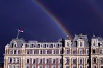 Amsterdam 23 november 2021
Regenboog boven het Amstel Hotel en carre