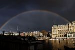 Amsterdam 23 november 2021
Regenboog boven het Amstel Hotel en carre