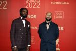 Amsterdam 21 december 2022
Sportman en Sportvrouw van het jaar Gala in AFAS Live. Akwasi met Gianni Grot