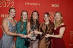 Amsterdam 21 december 2022
Sportman en Sportvrouw van het jaar Gala in AFAS Live.
De estafette atletiek vrouwen op 4x400 meter winnen de Sportploeg van het Jaar 
Eveline Saalberg, Lieke Klaver, Lisanne de Witte en Femke Bol naar een Nederlands record. In de heats kwamen ook Andrea Bouma en Laura de Witte in actie op de 4x400 meter.