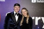 Amsterdam 13 december 2022
YouTube event in Tuschinski. Enzo Knol met vriendin Myron Koops