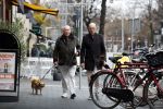 Amsterdam 18 november 2022
Frans Mulder met partner en hun hondje in Amsterdam zuid.