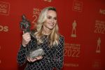 Amsterdam 21 december 2022
Sportman en Sportvrouw van het jaar Gala in AFAS Live. Sportvrouw van het jaar Irene Schouten . Ook haar maan DirkJan Mak was aanwezig.