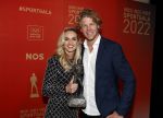 Amsterdam 21 december 2022
Sportman en Sportvrouw van het jaar Gala in AFAS Live. Sportvrouw van het jaar Irene Schouten . Ook haar maan DirkJan Mak was aanwezig.