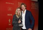 Amsterdam 21 december 2022
Sportman en Sportvrouw van het jaar Gala in AFAS Live. Sportvrouw van het jaar Irene Schouten . Ook haar maan DirkJan Mak was aanwezig.