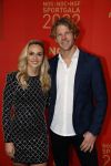 Amsterdam 21 december 2022
Sportman en Sportvrouw van het jaar Gala in AFAS Live. Sportvrouw van het jaar Irene Schouten . Ook haar maan DirkJan Mak was aanwezig.